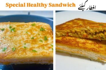 Ramazan Special Healthy Bread Sandwich Recipe, Sandwich Recipe,Vegetable Snack for Iftar