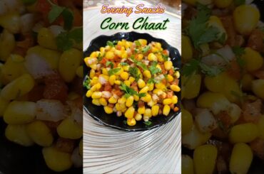 Healthy & Quick Sweet Corn Chaat | Evening Snacks Recipe #glutenfree #weightlossrecipe