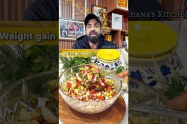 High protein Salad For Weight Gain | Nitesh Soni | #highproteinsalad #shorts