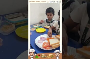 Sandwich making activity @PaavaiGroupOfSchools Salem Campus #Epl #sandwichmaking