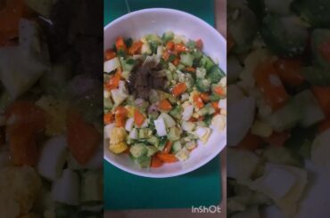 Healthy Salad recipe for Weight loss.  #avocado #eggsaladrecipe #salad #food #shortsfeed #viral #fyp