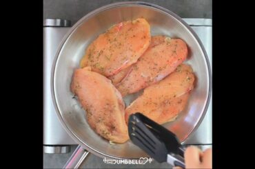 LOW-CALORIE CHICKEN ALFREDO Zoodles In Minutes! Quick & EASY! #shorts #food #cooking #recipe