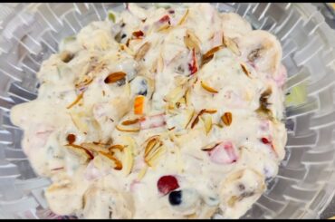 Ramzan Special Easy Fruit Salad Recipe , Healthy Salad Recipe , Iftar Recipe By AKK
