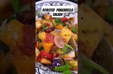 Healthy Roasted Panzarella Salad  #recipe #salad #healthy #italian #food #shorts #fyp