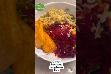 Healthy Easy Peezy Low calorie High protein home made Salad bowl #trending #spicy #shorts