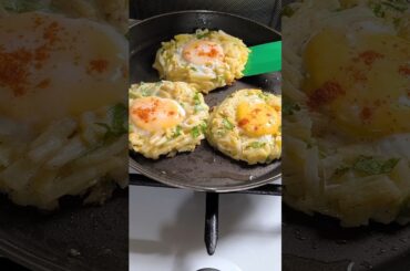 Just add Egg with Potato! It’s so delicious |Easy breakfast #shorts #recipe