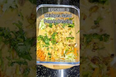 Chickpea Salad with Paneer Dressing: A Protein-Packed Indian Twist.follow me :@lavanyaphula1804