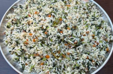 Very Simple Keeri Sadam | Healthy Lunch Recipe | Keeri Sadam | Lunchbox Recipe