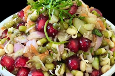 Healthy mixed nutritious  salad weight loss recipe