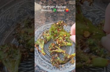 Broccoli chips #healthy snacks  #food #youtubeshorts #recipe