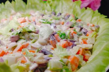 Veg healthy salad recipe for weight loss & diet|eat this salad every day and you will lose belly fat