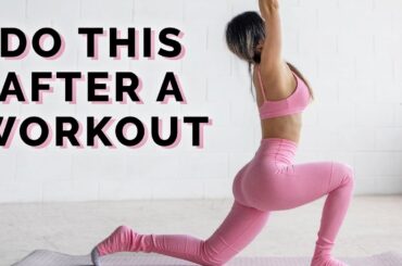 Do this Cooldown after a workout | Relaxation Recovery Stretches