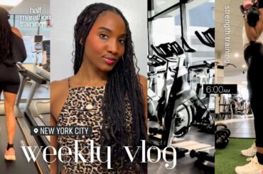 Thirties Diaries Ep 1: NYC Life, Half Marathon Training, Workouts, Healthy Meals & Early Mornings...
