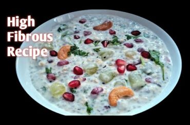 High fibrous healthy weight loss recipe | Without rice curd rice |