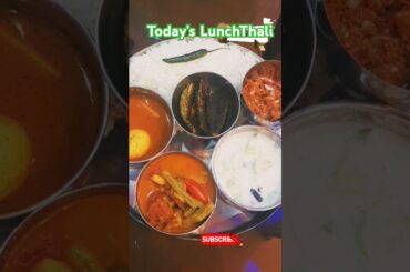 Bidubidhancooking's Healthy Lunch Thali #Shorts #reels #food #healthyeating #ytshorts #shortfeed