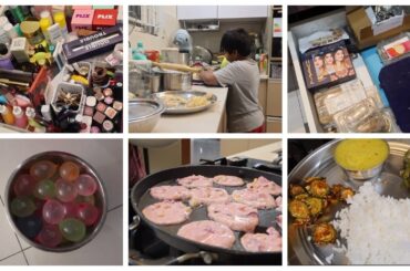 Cleaning my makeup and skincare Vanity | Cooking so many healthy recipes | Vlog | Sireesha