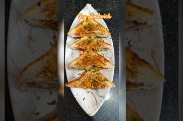Vegetable sandwich recipe l Easy sandwich recipe #shorts#shortsfeed#viralshort#trending