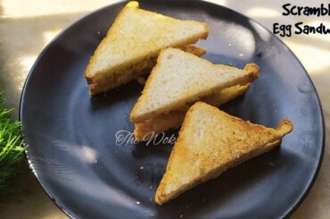 Scrambled Egg Sandwich || Egg Sandwich || Sandwich Recipe In Bengali || Healthy Egg Sandwich Recipe