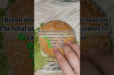 Homemade burgur for weight loss or healthy journey #nutritionfacts #easynutrition