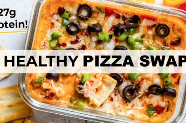 COTTAGE CHEESE PIZZA BOWL | healthy, high-protein comfort food