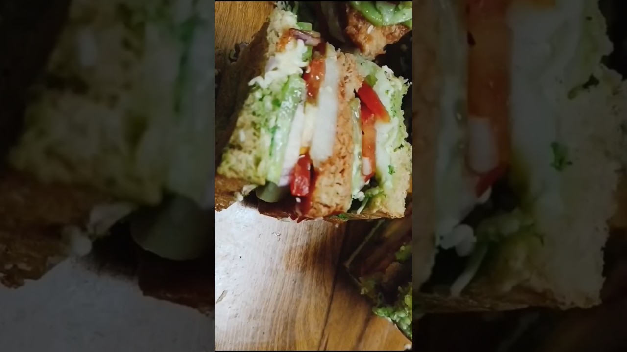 Bombay style Vegetable Sandwich | Veg Club Sandwich | Healthy Sandwich |#shorts #ytshorts #iftaridea Bombay style Vegetable Sandwich | Veg Club Sandwich | Healthy Sandwich |#shorts #ytshorts #iftaridea