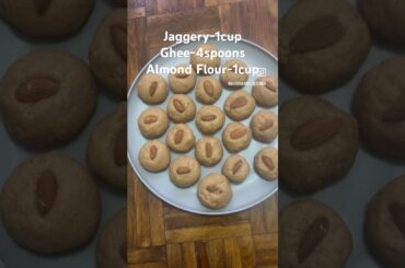 Almond laddoo //almond flour &jaggery bites,healthy snacks,homemade #almond recipes#laddu#sweetballs