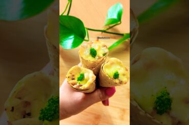 Cheesy papad cone#short #food #recipe #trending #snacks #holi #viralshorts #itiandmumma