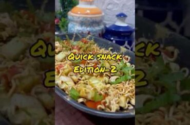 Healthy recipe. Maggi bhel. #food #shorts #recipe #maggi #quicksnacksrecipe