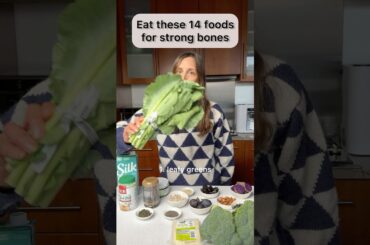 STRONG BONE FOODS @cookingforpeanuts help prevent or reverse bone loss with these plant foods
