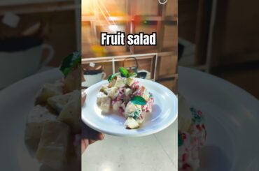 Summer Special Fruit Salad with Mayo | Healthy & Tasty #food #salad #fruitsalad