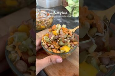 Episode 1- "Everyday healthy salad recipes "Boiled peanut & sprouts salad #healthyrecipes