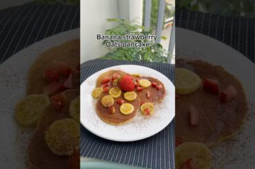 Healthy breakfast recipes #healthydessert #diet#healthybreakfast#pancake#easyrecipe#bananapancakes