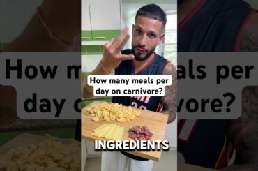 How many meals on Carnivore?? #carnivore #food #carnivorediet #cooking