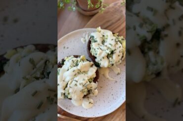 Easy Spinach Artichoke Stuffed Mushrooms #healthy  #weightloss #plantbased #vegetarian #lowcalorie