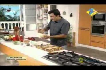 Khana Khazana - Cooking Show - Multigrain Chicken Sandwich - Recipe by Sanjeev Kapoor - Zee TV