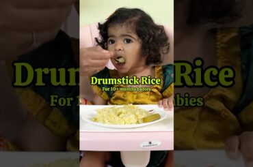 Drumstick rice for 10+ months babies | Taahira recipe Iron rich healthy lunch #shorts #food #foodie