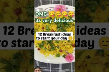 12 breakfast ideas for morning start  #viral #breakfastdelights #recipe #shortfeed #morningbreakfast