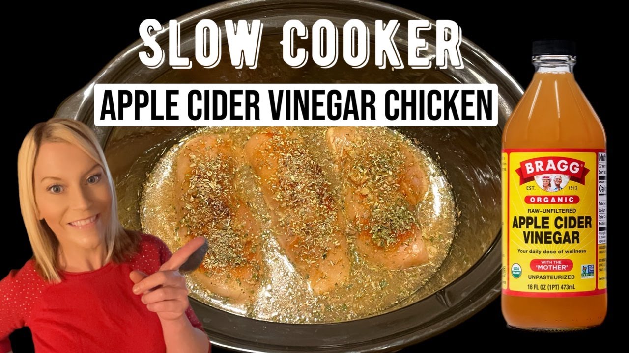 Apple Cider Vinegar Slow Cooker Chicken Recipe For Weight Loss! Apple Cider Vinegar Slow Cooker Chicken Recipe For Weight Loss!