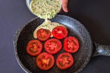 Eggs in Tomato Recipe! EASY Tomato and Egg Recipe. Healthy Breakfast Ideas!