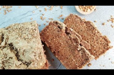 Healthy One Bowl Gluten-Free Bread | Vegan, Gluten-Free & Yeast-Free Bread Recipe | ASMR