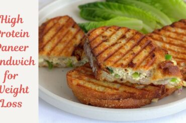 High Protein Paneer Sandwich for Weight Loss | Grilled Paneer Sandwich | Flavor Quotient