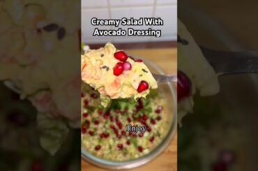 #shorts #shortsvideo #youtubeshorts #viralvideo #salad #saladrecipes #avocadosalad #saladdressing