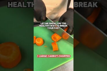 THE PROPER WAY TO BREAK YOUR FAST #recipe #food #healthy #viral #trending #chef #dinner #lunch