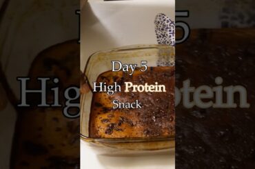 Day 5 | High Protein Snack Recipe | Healthy and Delicious Banana Oat Bake