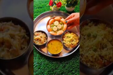 Lunch thali #Healthy and easy #like food #shorst video #cooking shots #