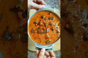 Vendakai Pulikulambu for Lunch #food #recipe #youtubeshorts #shorts #shortvideo #ytshorts #lunch