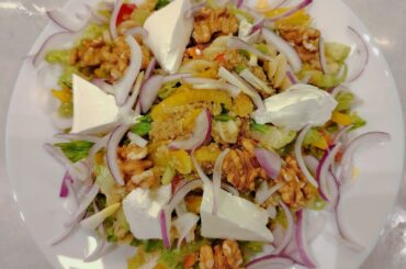 Delicious Quinoa Salad with Pasta | Healthy & Easy Recipe #quinoasalad #saladrecipe #saladeaula