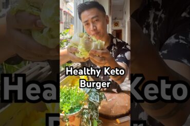 Keto Burger Recipe for your Weight loss Journey || Healthy& tasty keto burger recipe #food #recipe