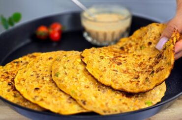 Just in 10min! I make this Healthy pancakes every morning with oatmeal! weight loss! High protein!