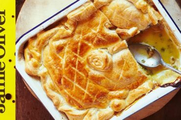 Jamie's Quick Chicken & Mushroom Pie